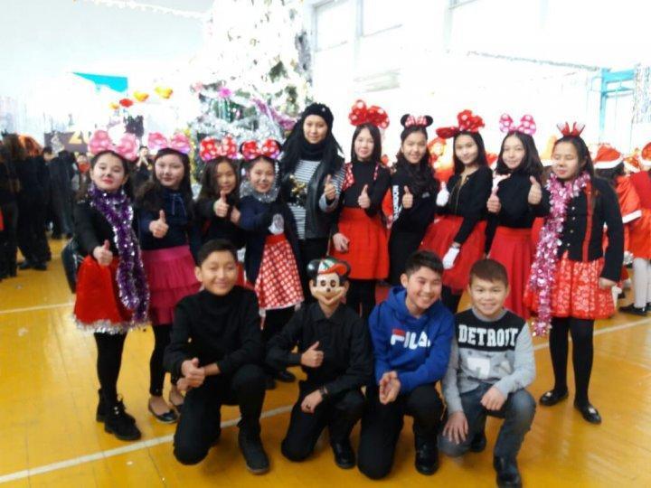 Мектебімізде Жаңа Жыл шыршасы болып өтті