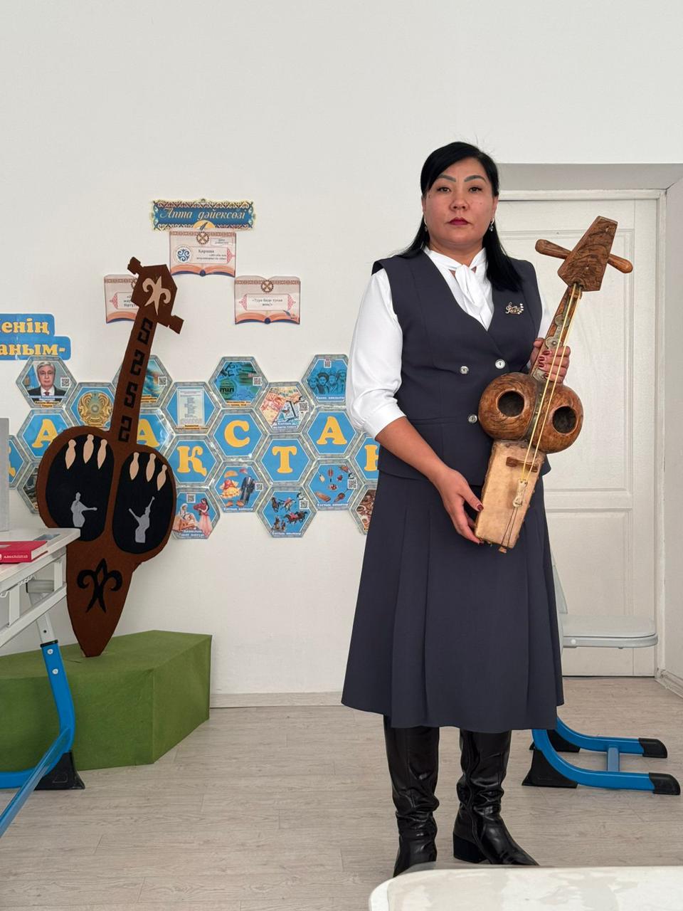 Апталық аясында ашық сабақ өтті...