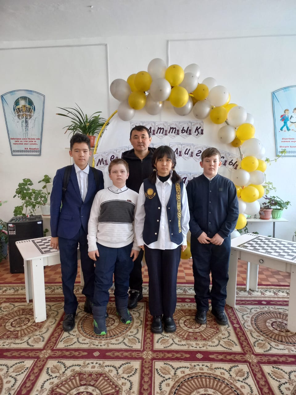 7-8 сынып  оқушылары арасында шахмат ойыны жарысының АУДАНДЫҚ кезеңі ұйымдастырылды.