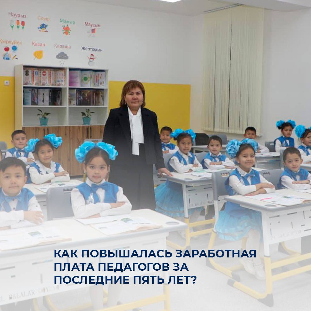 Как повышалась заработная плата педагогов за последние пять лет?
