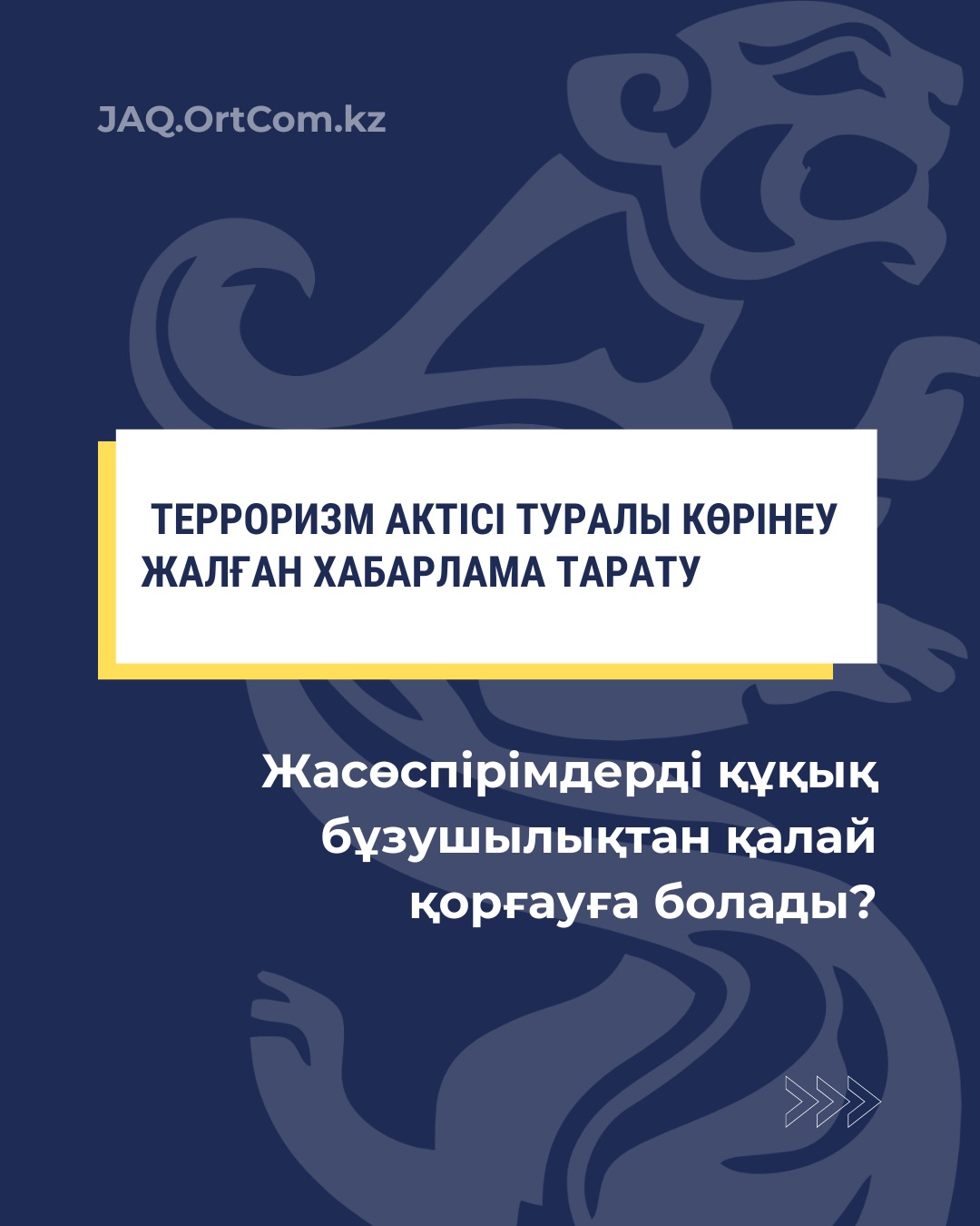 Интернеттегі терроризм актісі туралы